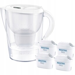 Dzbanek Brita Marella XL Biały 4 wkłady Maxtra