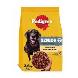 Pedigree Adult Senior z Drobiem i Warzywami 3x2,6kg