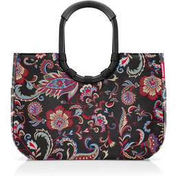 reisenthel loopshopper L frame paisley black stabilna torba