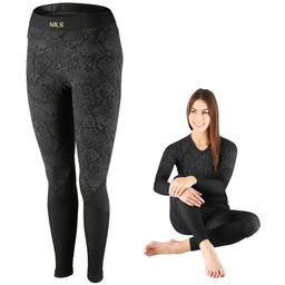 BTS0062 SPODNIE TERMOAKTYWNE CZARNE DAMSKIE L/XL ROSA NILS