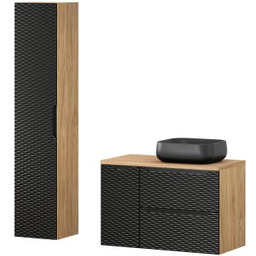 COMAD Szafka podumywalkowa OCEAN BLACK z blatem 90