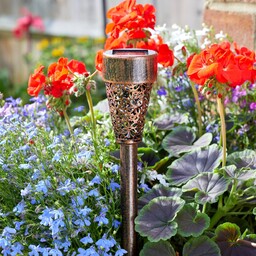 SMART GARDEN Lampa solarna ozdobna Damasque, brązowy /