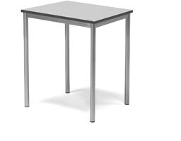 Stół BORÅS, 700x600x760 mm, szary laminat, szary aluminium