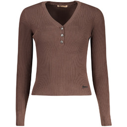 BRĄZOWY SWETER DAMSKI GUESS JEANS