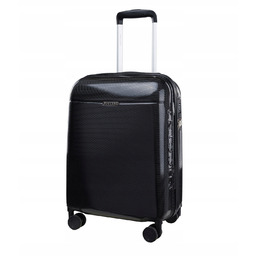 Walizka Kabinowa Podróżna Na Kółkach Twarda Puccini Czarna