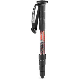 Manfrotto Element MII MMELMIIA5RD, lekki 5-częściowy aluminiowy monopod