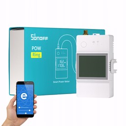 Sonoff Powct Licznik Zużycia Energii Prądu 100A WiFi