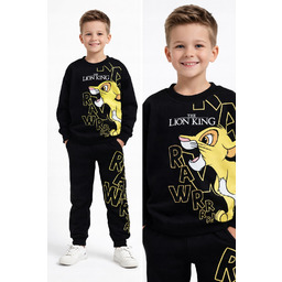 Dres sportowy chłopięcy 128 Król Lew bluza spodnie