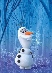Frozen Olaf Crystal - Wymiary: 50 x 70