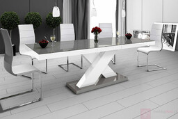 Stół rozkładany XENON LUX 160 Hubertus Wysoki połysk,
