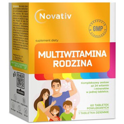 NOVATIV Kompleks witamin i minerałów Rodzina (60 tabletek)
