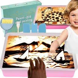 7 Kol Led Piaskowe Obrazki Malowanie Piaskiem Zabawki