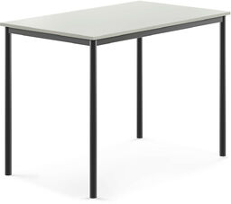 Stół BORÅS, 1200x800x900 mm, laminat szary, antracyt