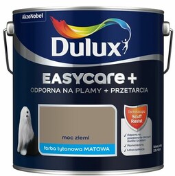Farba tytanowa Dulux EasyCare+ Plamy+Przetarcia Moc Ziemi 2,5