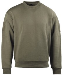 Mil-Tec Sweter Taktyczny Combat Shirt Oliwkowy - 3XL