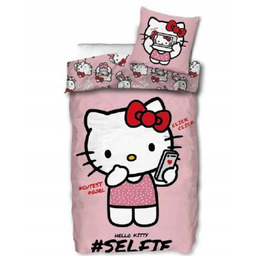 Hello Kitty 140x200cm 65x65cm Pościel poduszka Duvet Cover
