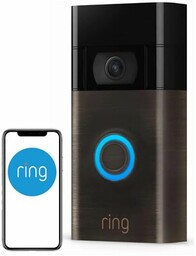 RING Wideodomofon Video Doorbell 2 8VR1SZ-VEN0 Brązowy