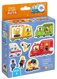 CzuCzu Puzzle do pary Auta 18m+