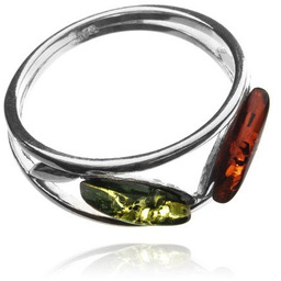 ankabizuteria.pl Pierścionek srebrny z bursztynem