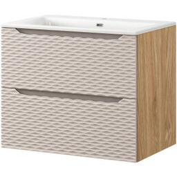 COMAD Szafka OCEAN BEIGE z umywalką meblową SKY