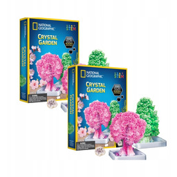 2x National Geographic Zestaw Kryształowy Ogród Drzewka hodowla