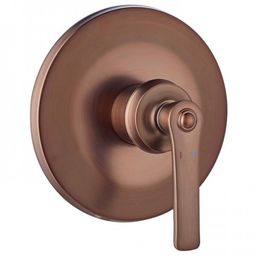 Bateria prysznicowa retro podtynkowa,16,8x16,8cm miedź antyczna,Armance
