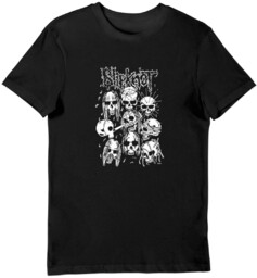 Koszulka męska Slipknot czaszki czarna L