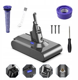 Uniwersalna Bateria Akumulator do Dyson V8 SV10 6000mAh