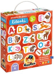 CzuCzu Puzzle do pary Literki 3+
