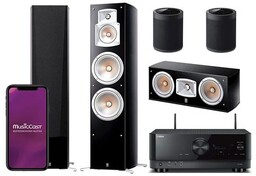 YAMAHA Kino domowe RX-V6A + NS-777 + NS-C444