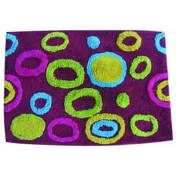 MSV mata łazienkowa kolorowe koła 60 x 40