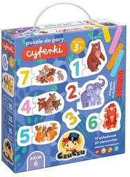 CzuCzu Puzzle do pary Cyferki 3+