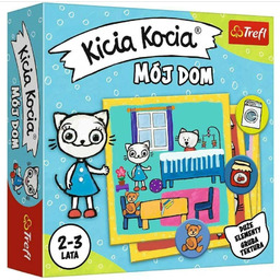 Mój dom Kicia Kocia, gra edukacyjna, Trefl