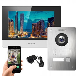 Wideodomofon Domofon WiFi Furtka Brama DS-KIS703Y-P Hikvision 2-Żyłowy