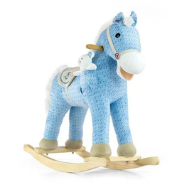 Koń na biegunach Milly Mally Pony niebieski