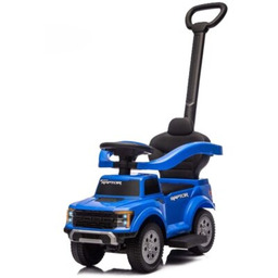 MILLY MALLY Jeździk Ford F-150 3w1 Niebieski rączka