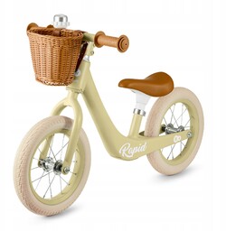 Kinderkraft Rowerek biegowy z koszykiem Rapid 2 retro