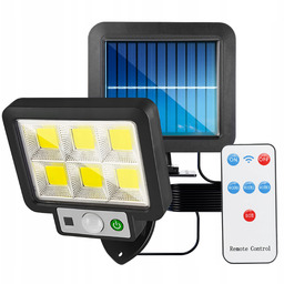 Bardzo Mocna Lampa Solarna Uliczna Halogen Led Czujnik