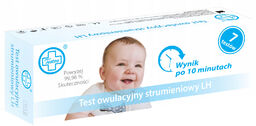 Testeo, test owulacyjny, strumieniowy LH, 7 sztuk