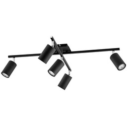 Lindby - Joffrey 5 Lampa Sufitowa Black