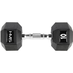 Hantla stalowa gumowana Hex Pro 10 kg -