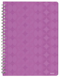 ZESZYT LEITZ RETRO CHIC, A4, W KRATKĘ, FIOLETOWY