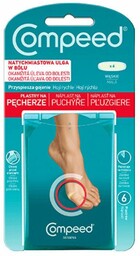Plastry Compeed na pęcherze wąskie, 6 sztuk