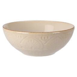 Eh Excellent Houseware Ceramiczna miseczka ze żłobionym wzorem,