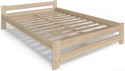 Elior Drewniane łóżko w stylu skandynawskim 120x200 -