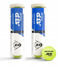 Piłki tenisowe do tenisa komplet Dunlop Atp Tour