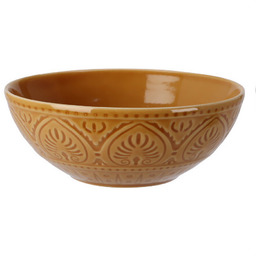 Eh Excellent Houseware Ceramiczna miseczka ze żłobionym wzorem,