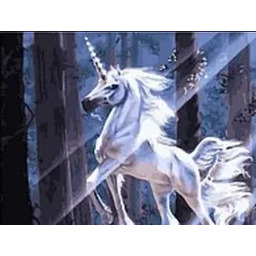 Mozaika diamentowa jednorożec 40x50cm - ADAR