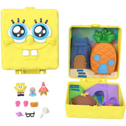 Polly Pocket x SpongeBob Kanciastoporty Zestaw kompaktowy +