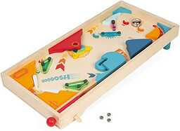 Janod - Retro Wooden Pinball - Children s